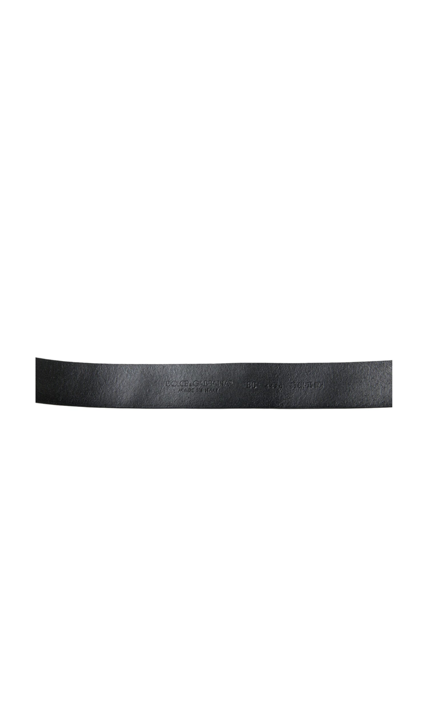Dolce & Gabbana Engraved Logo Leather Waist Belt Glam Steals