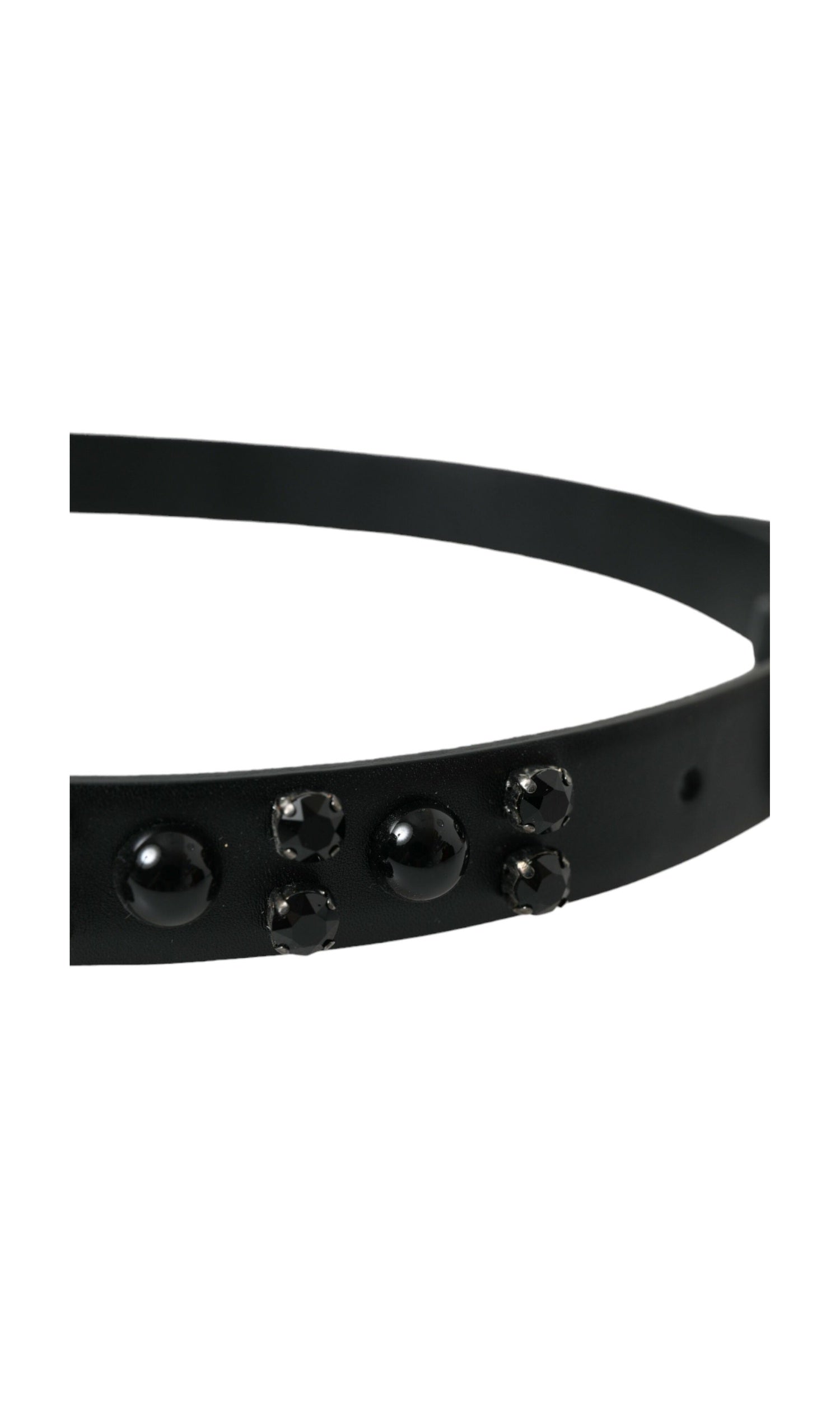 Dolce & Gabbana Engraved Logo Leather Waist Belt Glam Steals