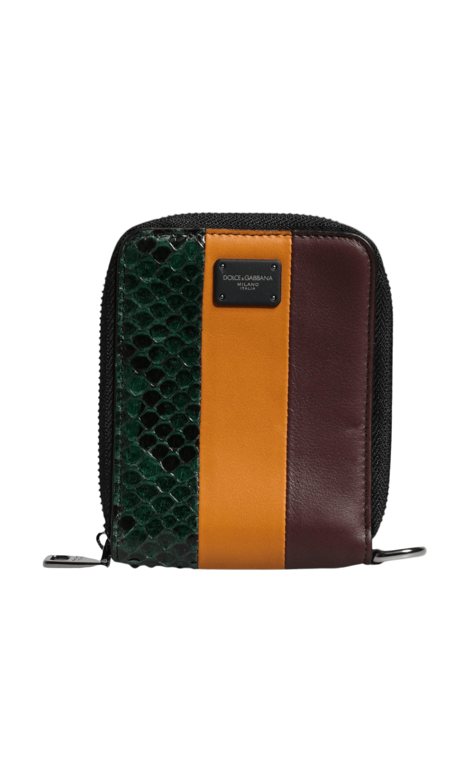 Dolce & Gabbana Exotic Leather Dg Bifold Card Holder Multicolor Wallet Glam Steals