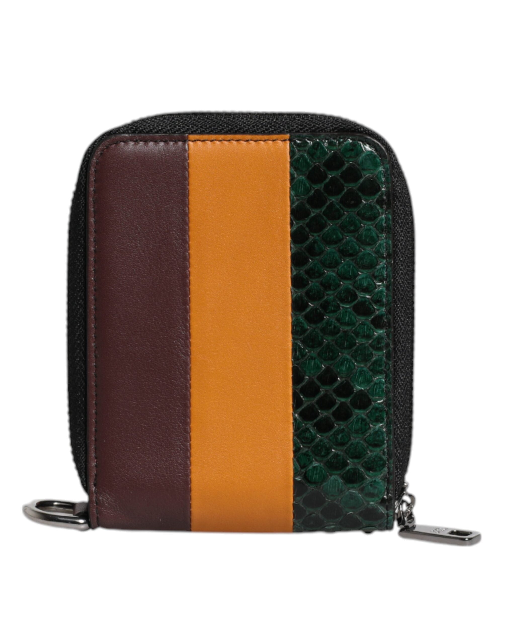 Dolce & Gabbana Exotic Leather Dg Bifold Card Holder Multicolor Wallet Glam Steals