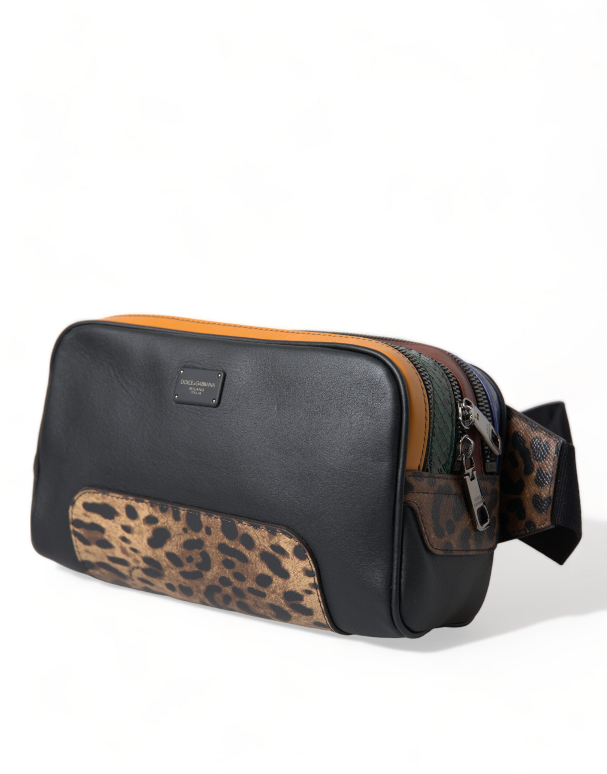 Dolce & Gabbana Exotic Leather Leopard Belt Bag Glam Steals