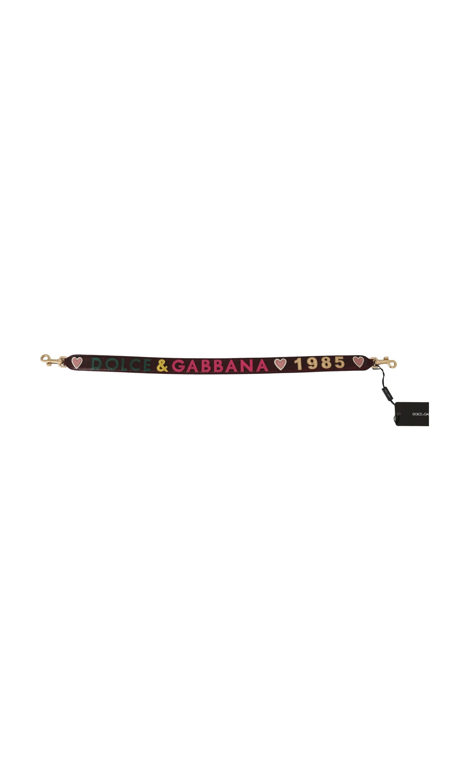 Dolce & Gabbana Exquisite Bordeaux Shoulder Strap Accessory Glam Steals