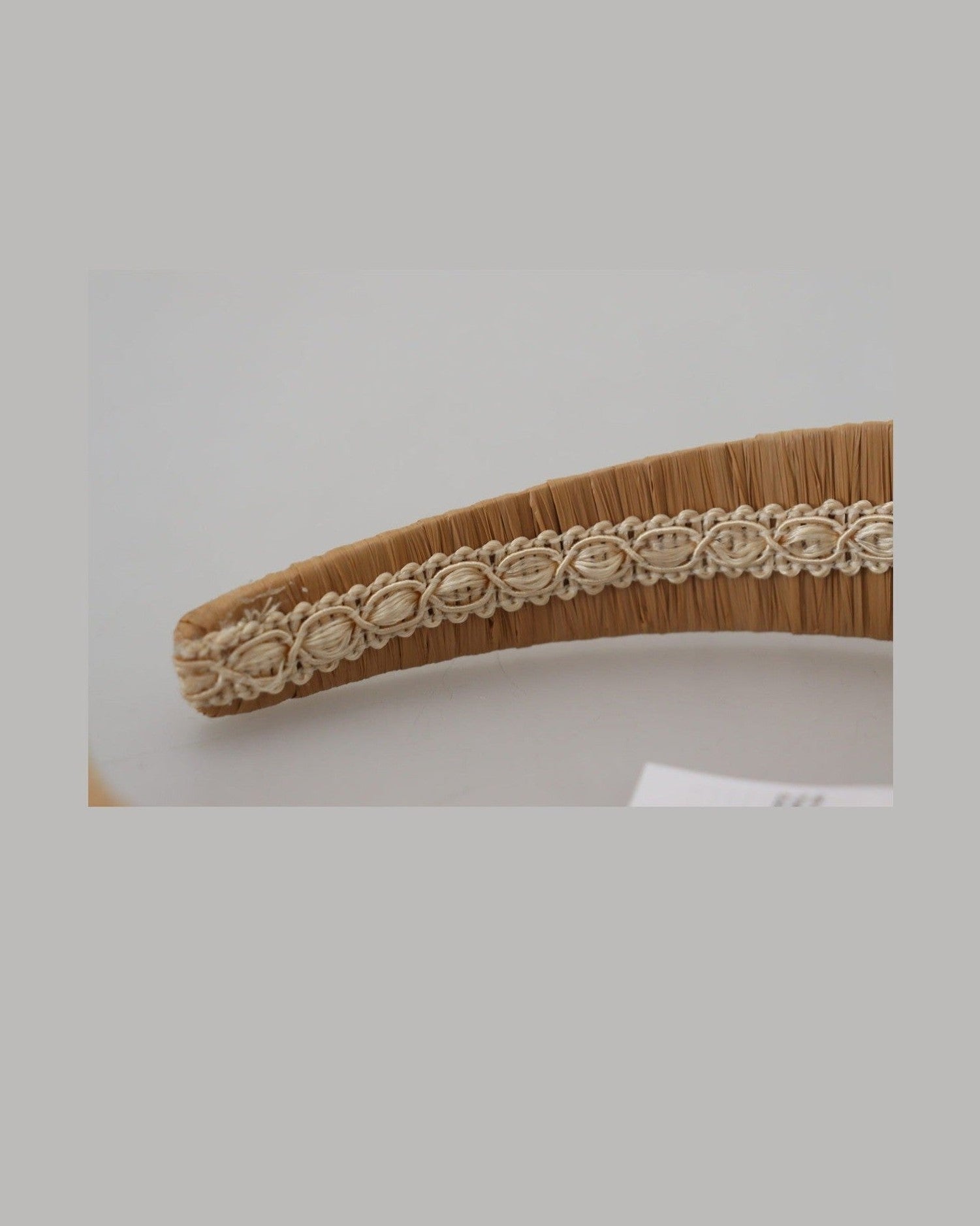 Dolce & Gabbana Exquisite Viscose Diadem Beige Headband Glam Steals