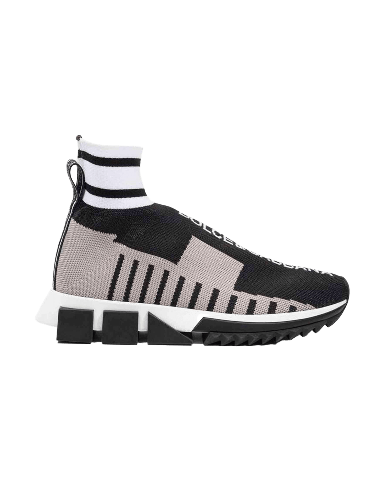 Dolce & Gabbana Fabric E Cotton Black Sneaker Glam Steals