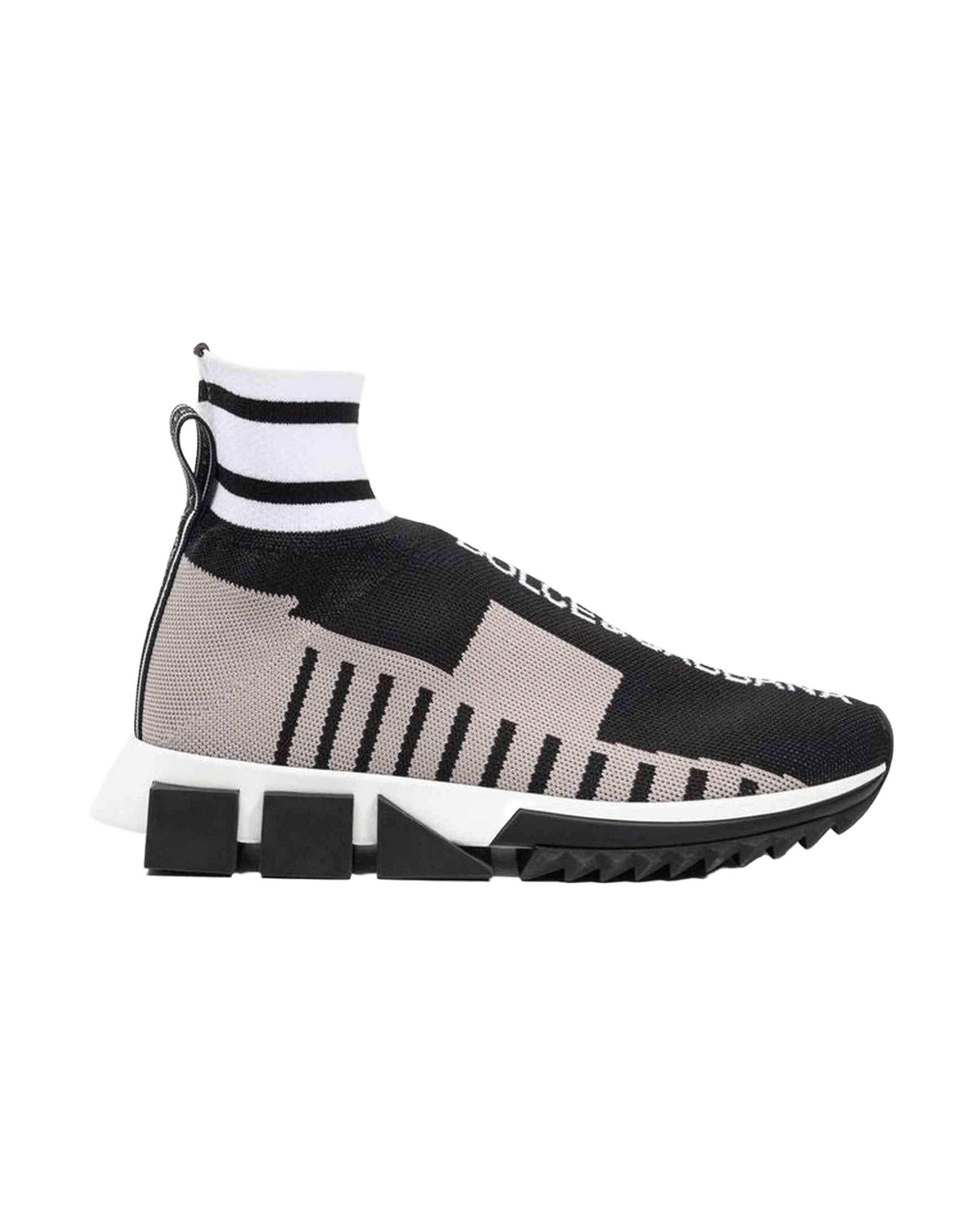 Dolce & Gabbana Fabric E Cotton Black Sneaker Glam Steals