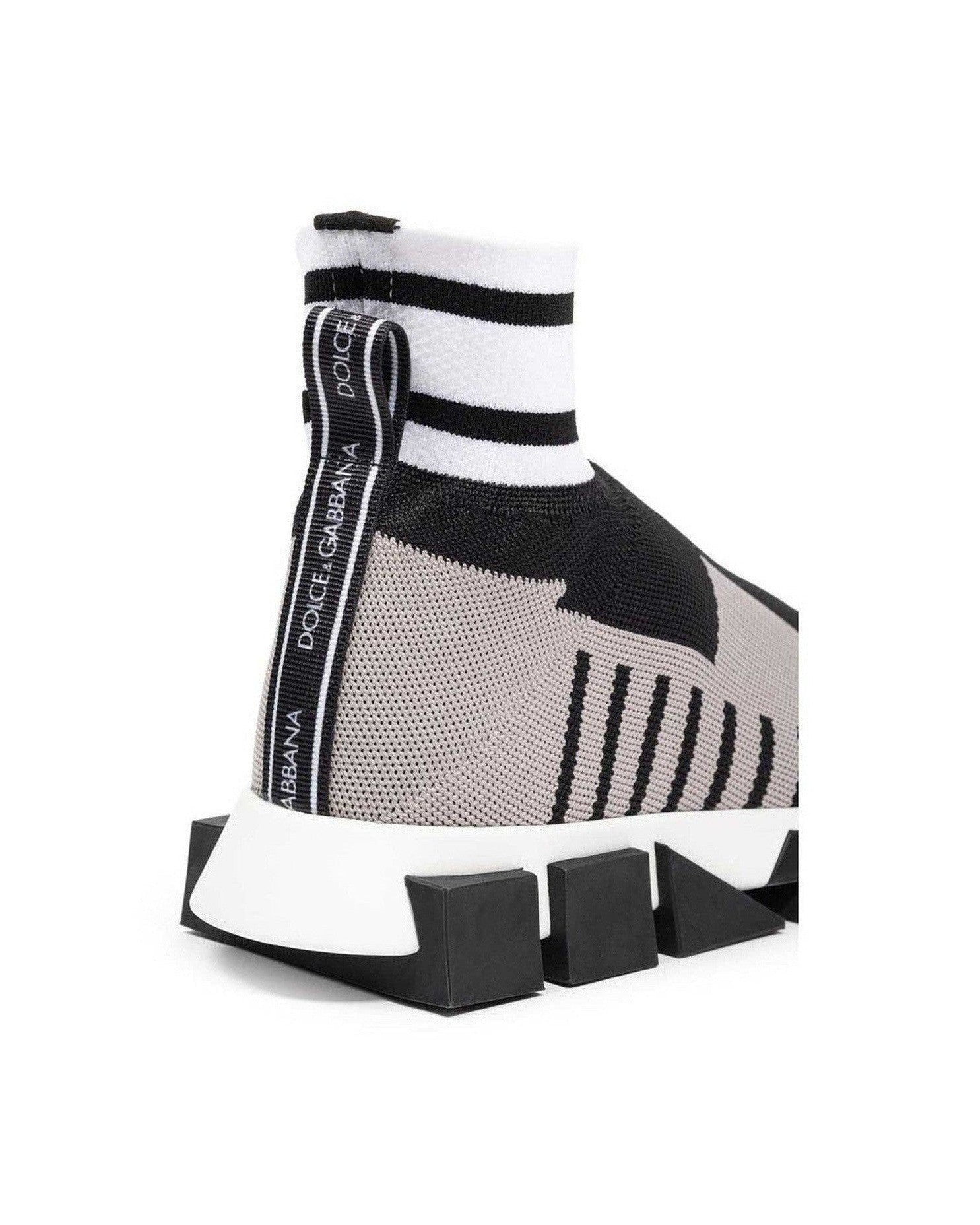 Dolce & Gabbana Fabric E Cotton Black Sneaker Glam Steals