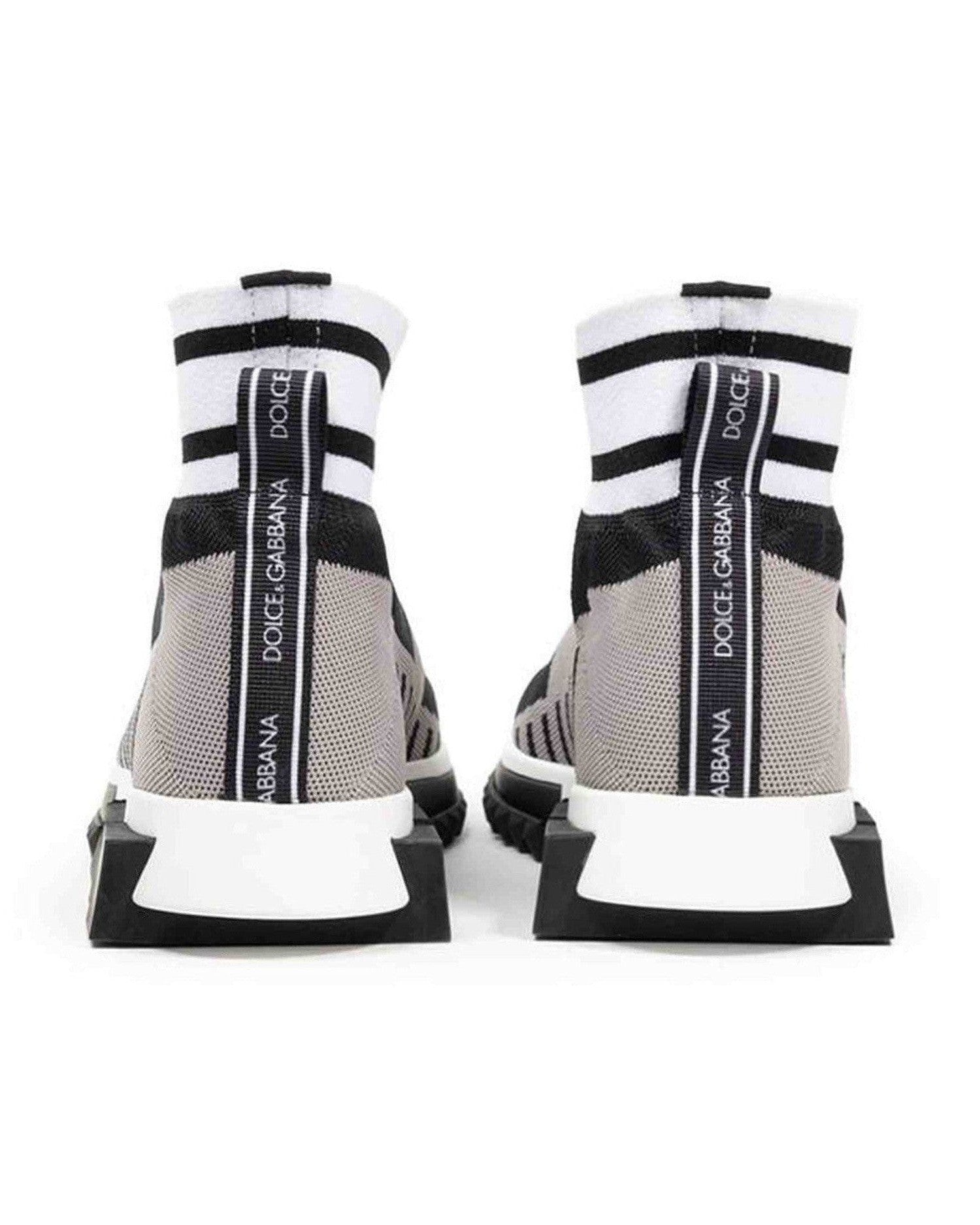 Dolce & Gabbana Fabric E Cotton Black Sneaker Glam Steals