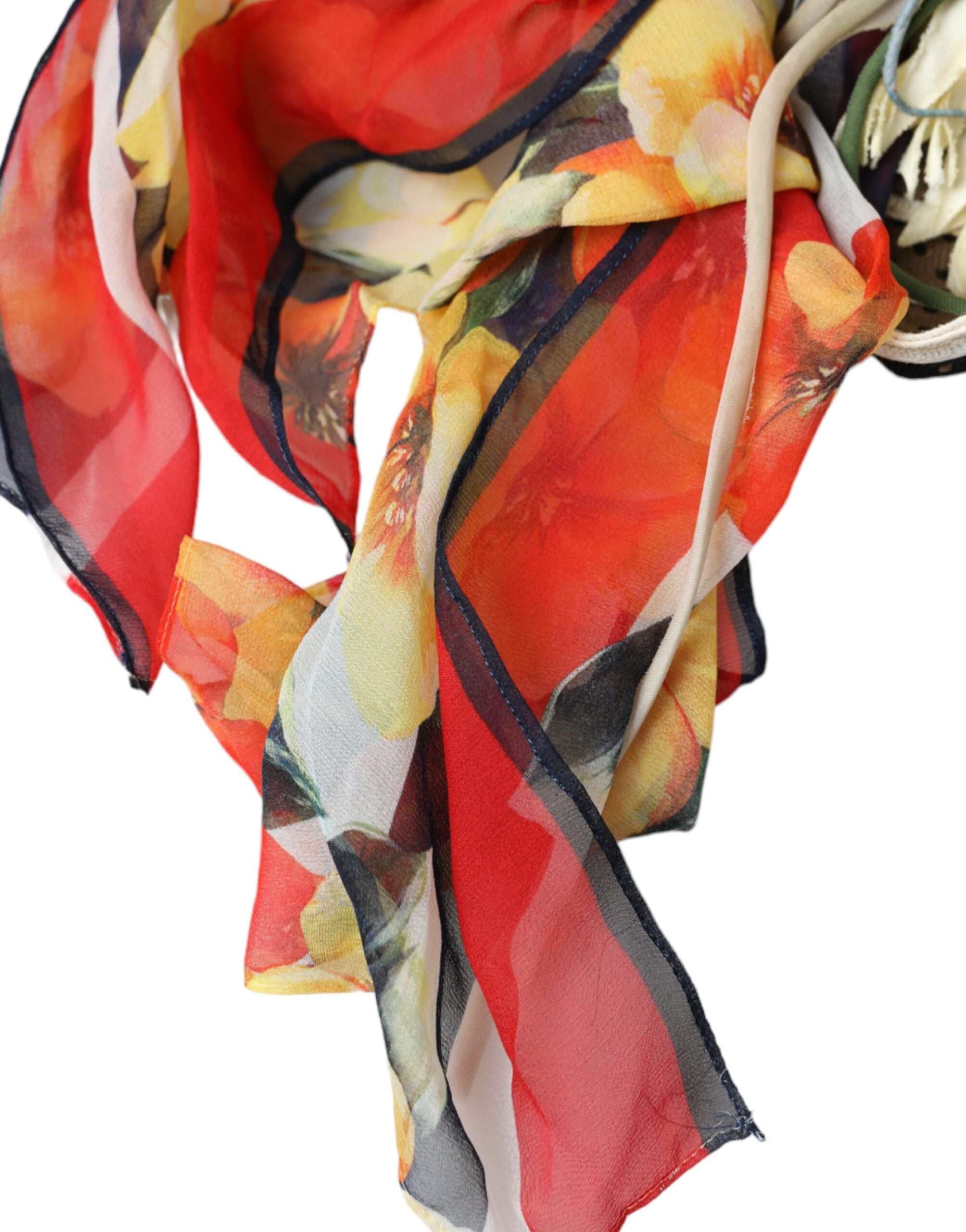 Dolce & Gabbana Fantasy Wide Brim Floppy Multicolor Hat Glam Steals