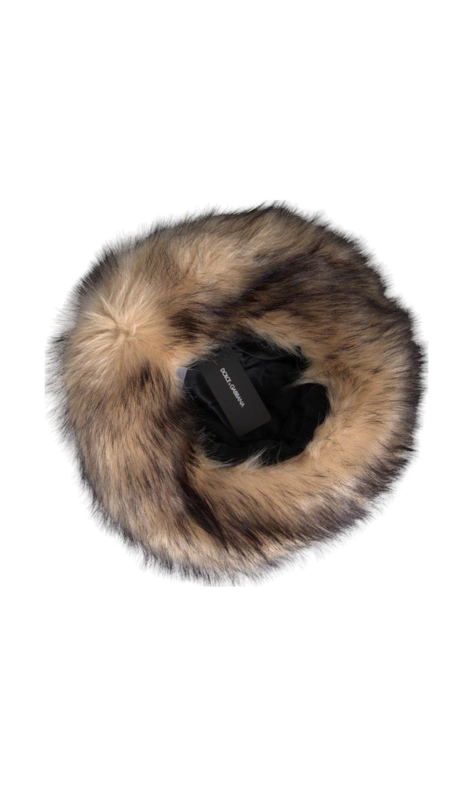 Dolce & Gabbana Faux Fur Modacrylic Fedora Brown Hat Glam Steals