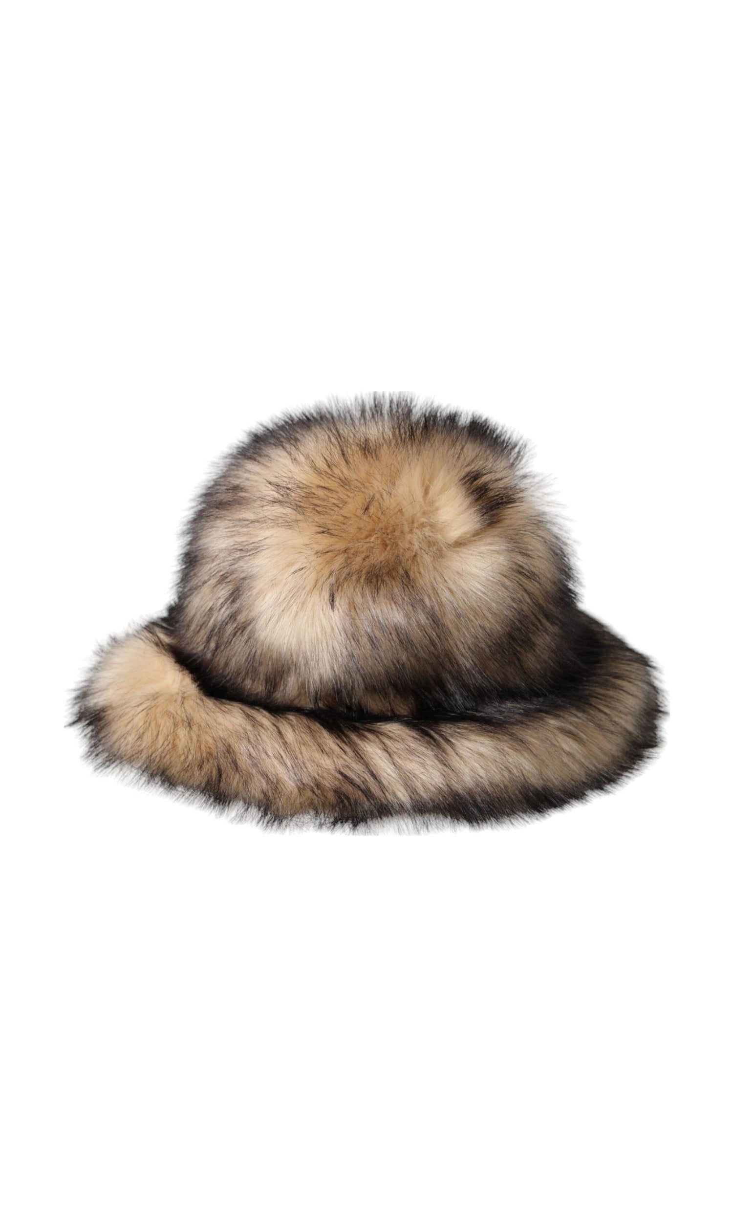Dolce & Gabbana Faux Fur Modacrylic Fedora Brown Hat Glam Steals