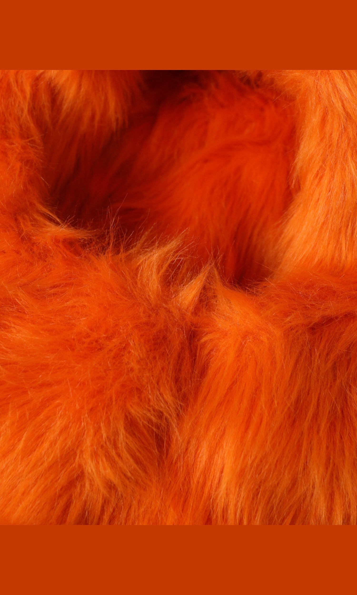 Dolce & Gabbana Faux Fur Whole Head Wrap Orange Hat Glam Steals