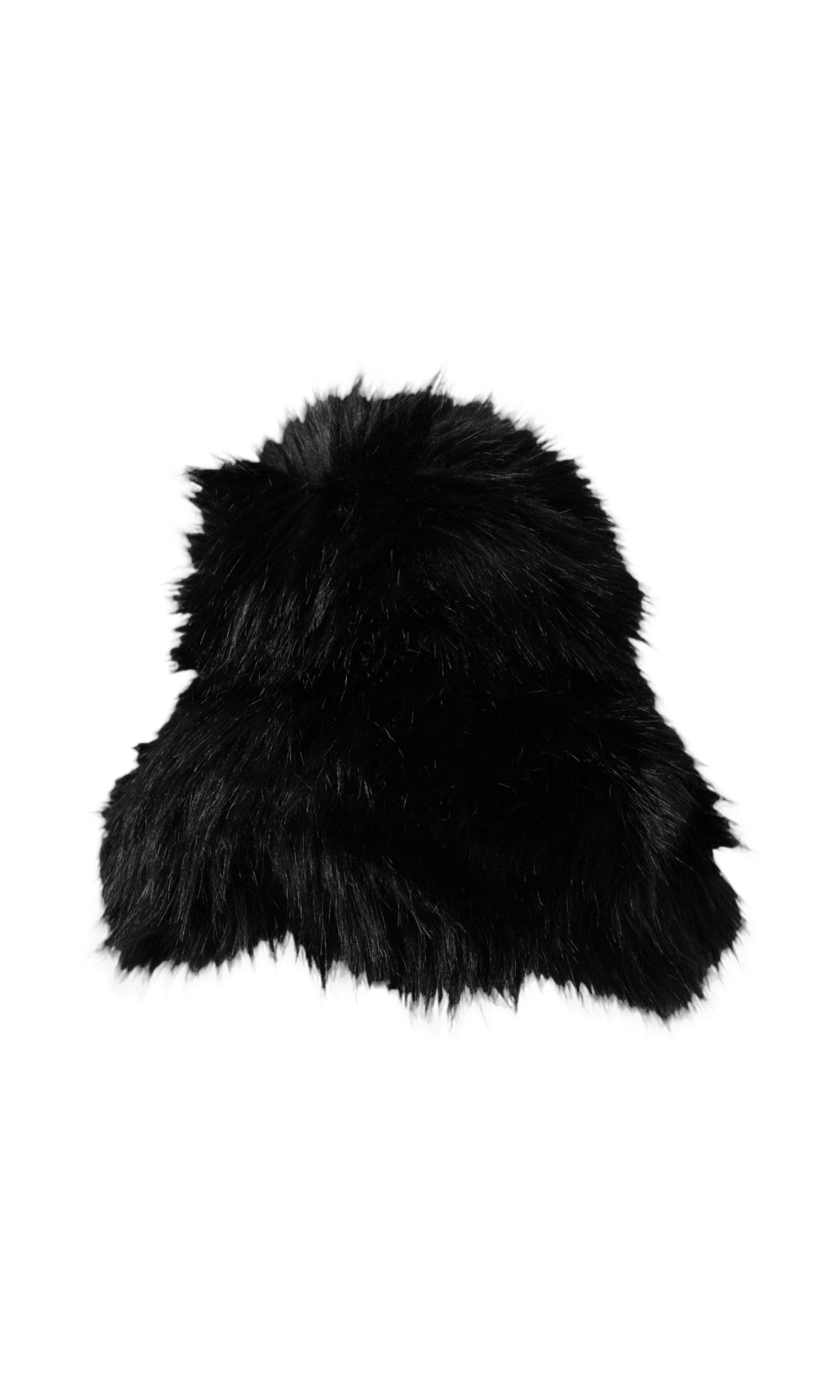 Dolce & Gabbana Faux Fur Womens Bucket Black Hat Glam Steals