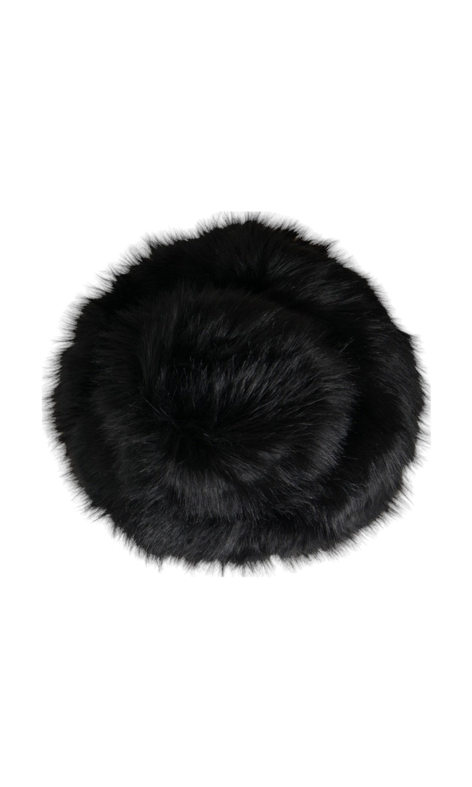Dolce & Gabbana Faux Fur Womens Bucket Black Hat Glam Steals