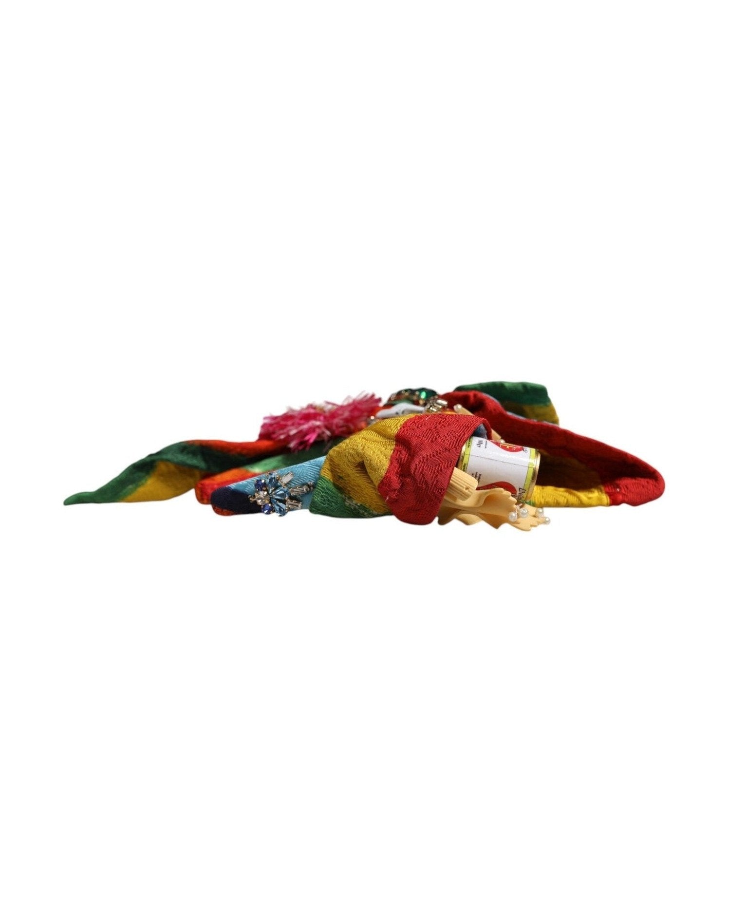 Dolce & Gabbana Floral Crystal Embellished Diadem Multicolor Headband Glam Steals