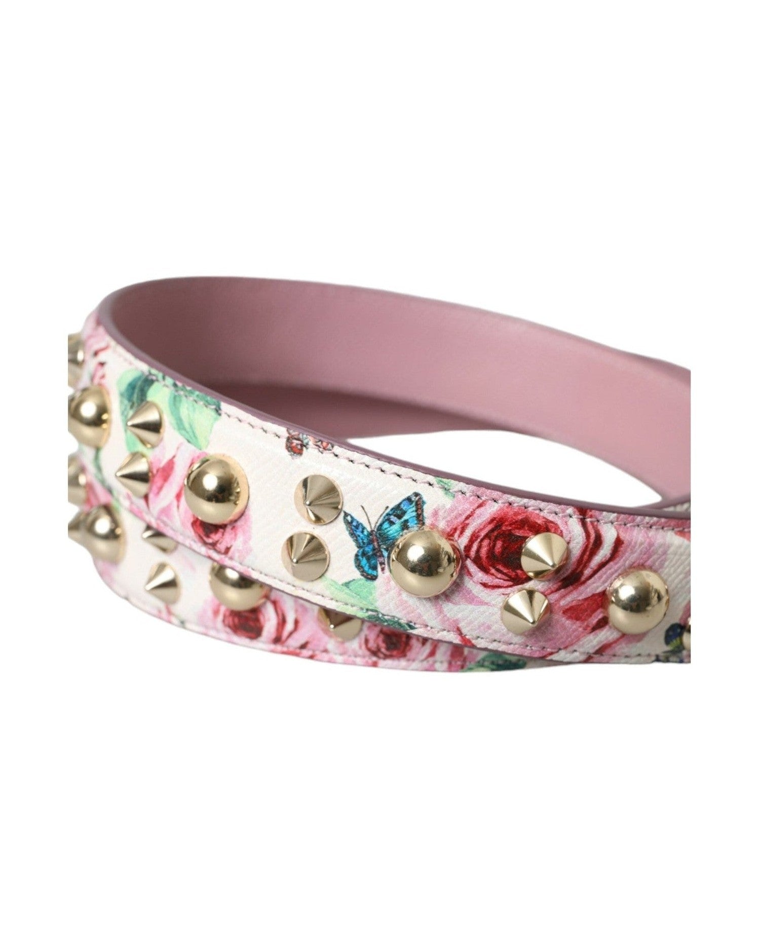 Dolce & Gabbana Floral Handbag Accessory Shoulder Pink Strap Glam Steals