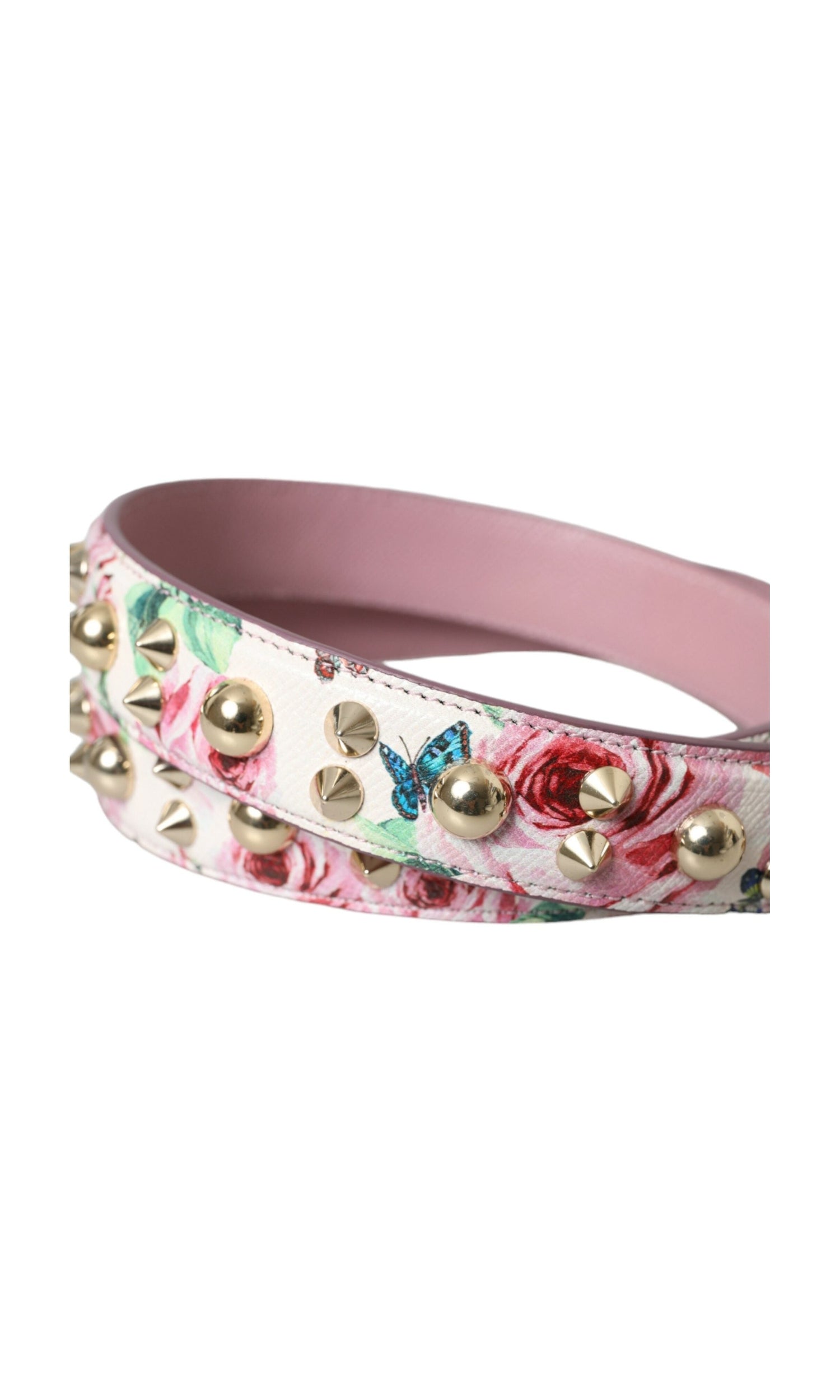 Dolce & Gabbana Floral Handbag Accessory Shoulder Pink Strap Glam Steals