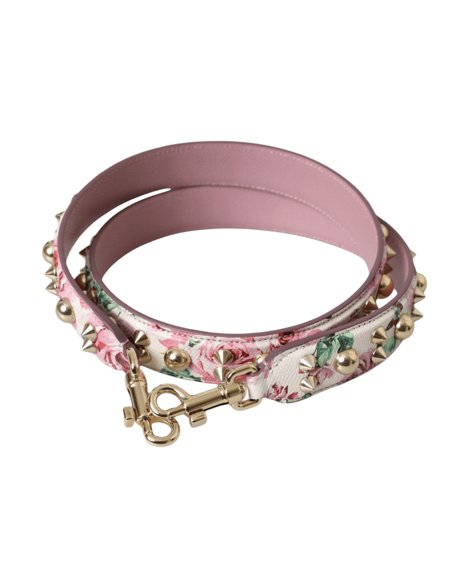 Dolce & Gabbana Floral Handbag Accessory Shoulder Pink Strap Glam Steals