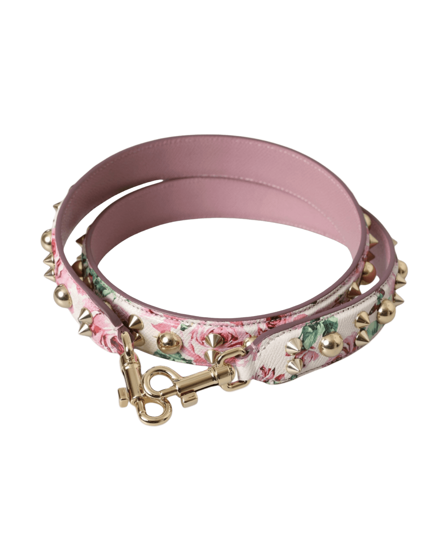 Dolce & Gabbana Floral Handbag Accessory Shoulder Pink Strap Glam Steals