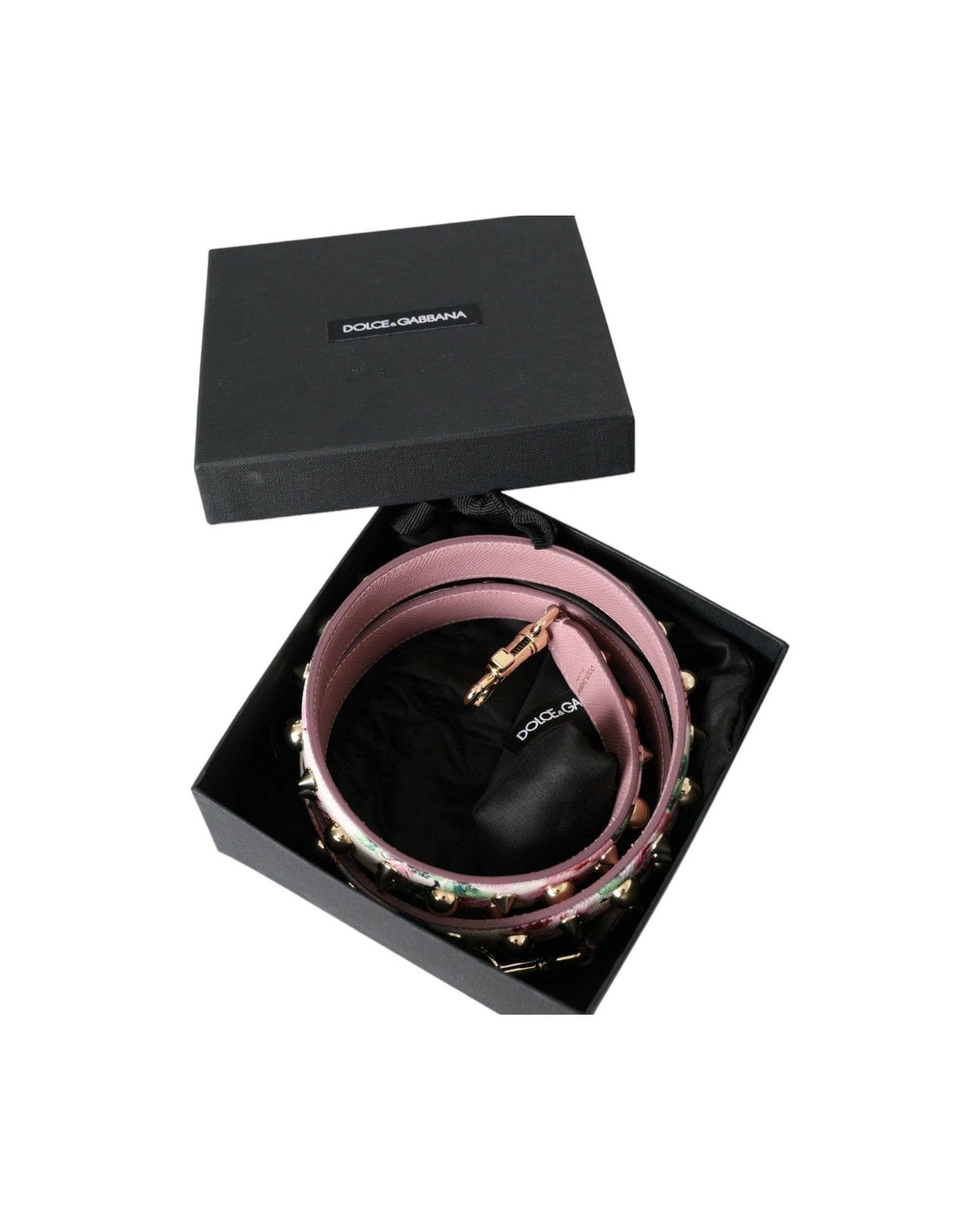 Dolce & Gabbana Floral Handbag Accessory Shoulder Pink Strap Glam Steals