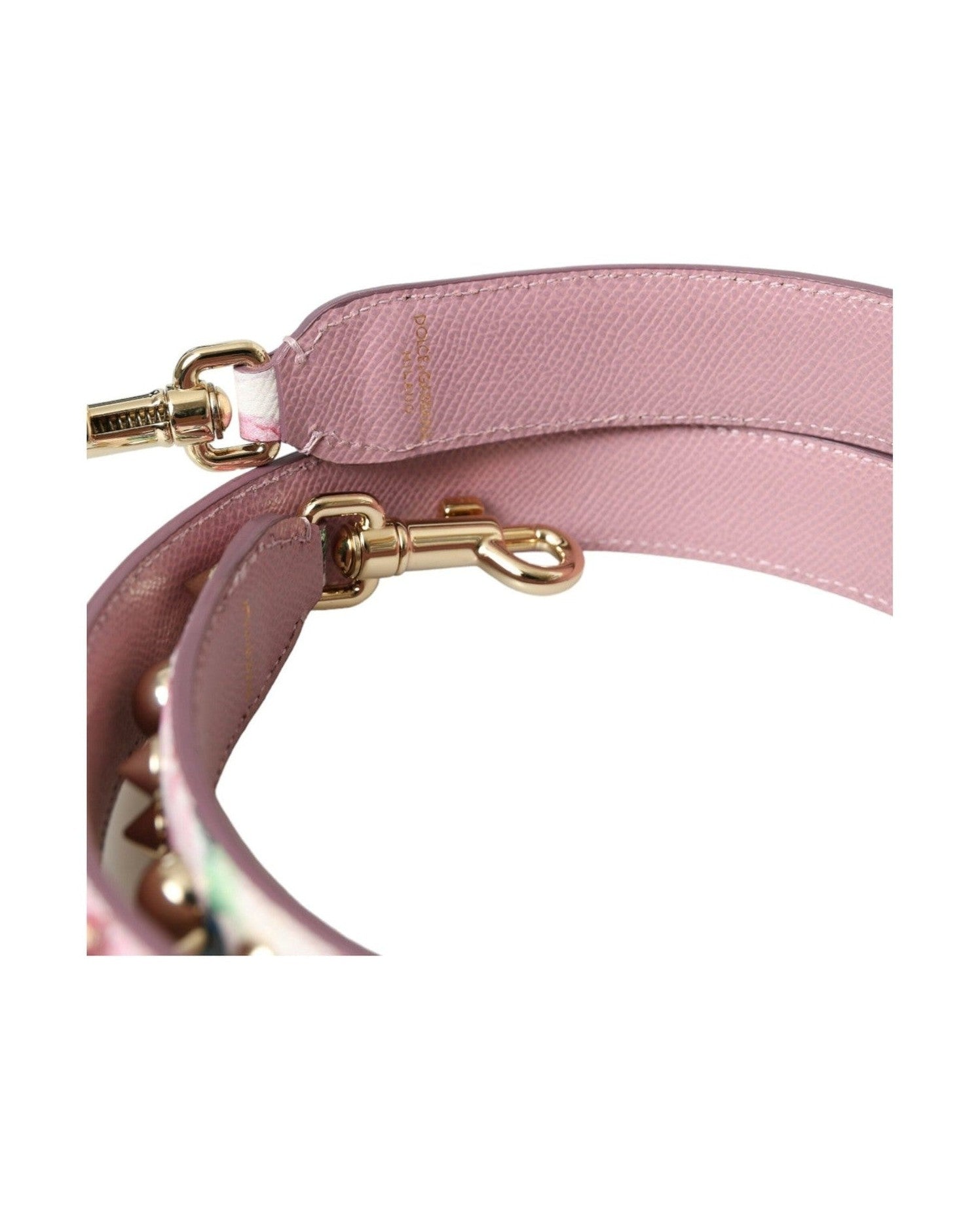 Dolce & Gabbana Floral Handbag Accessory Shoulder Pink Strap Glam Steals