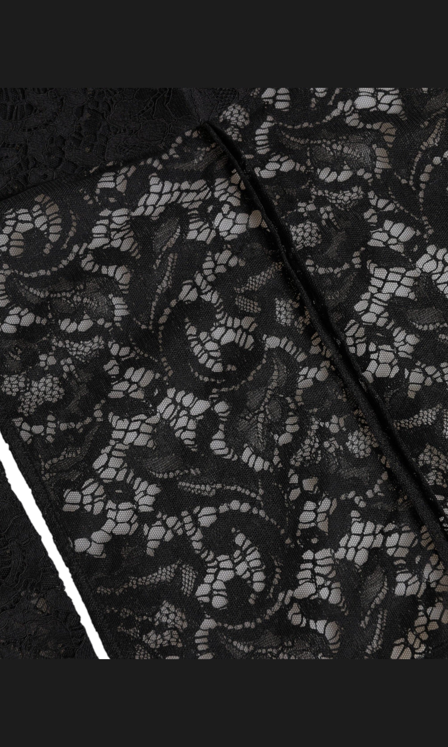 Dolce & Gabbana Floral Lace Whole Head Wrap Black Hat Glam Steals