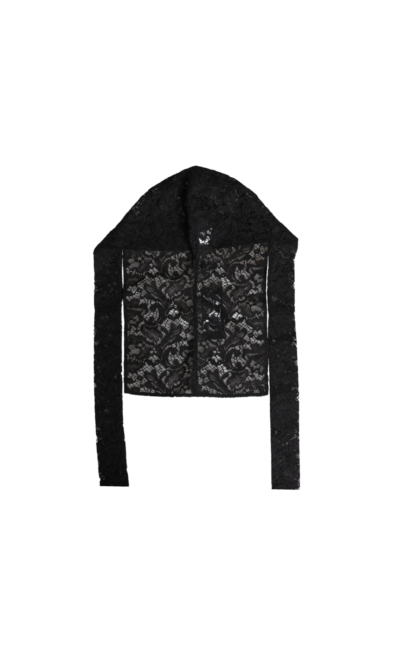 Dolce & Gabbana Floral Lace Whole Head Wrap Black Hat Glam Steals