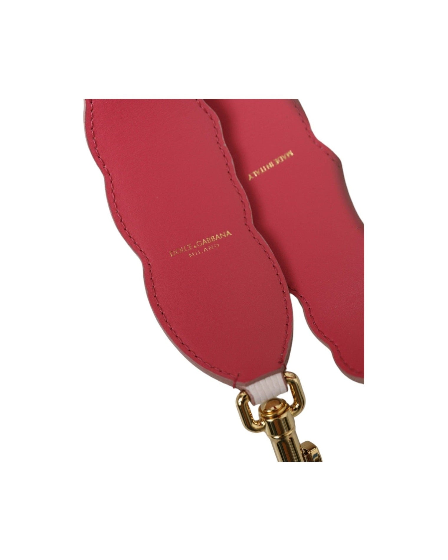 Dolce & Gabbana Floral Leather Accessory Shoulder White Strap Glam Steals