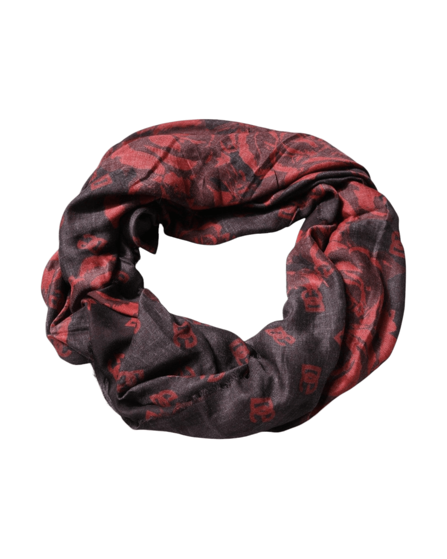 Dolce & Gabbana Floral Modal Wrap Shawl Red Scarf Glam Steals