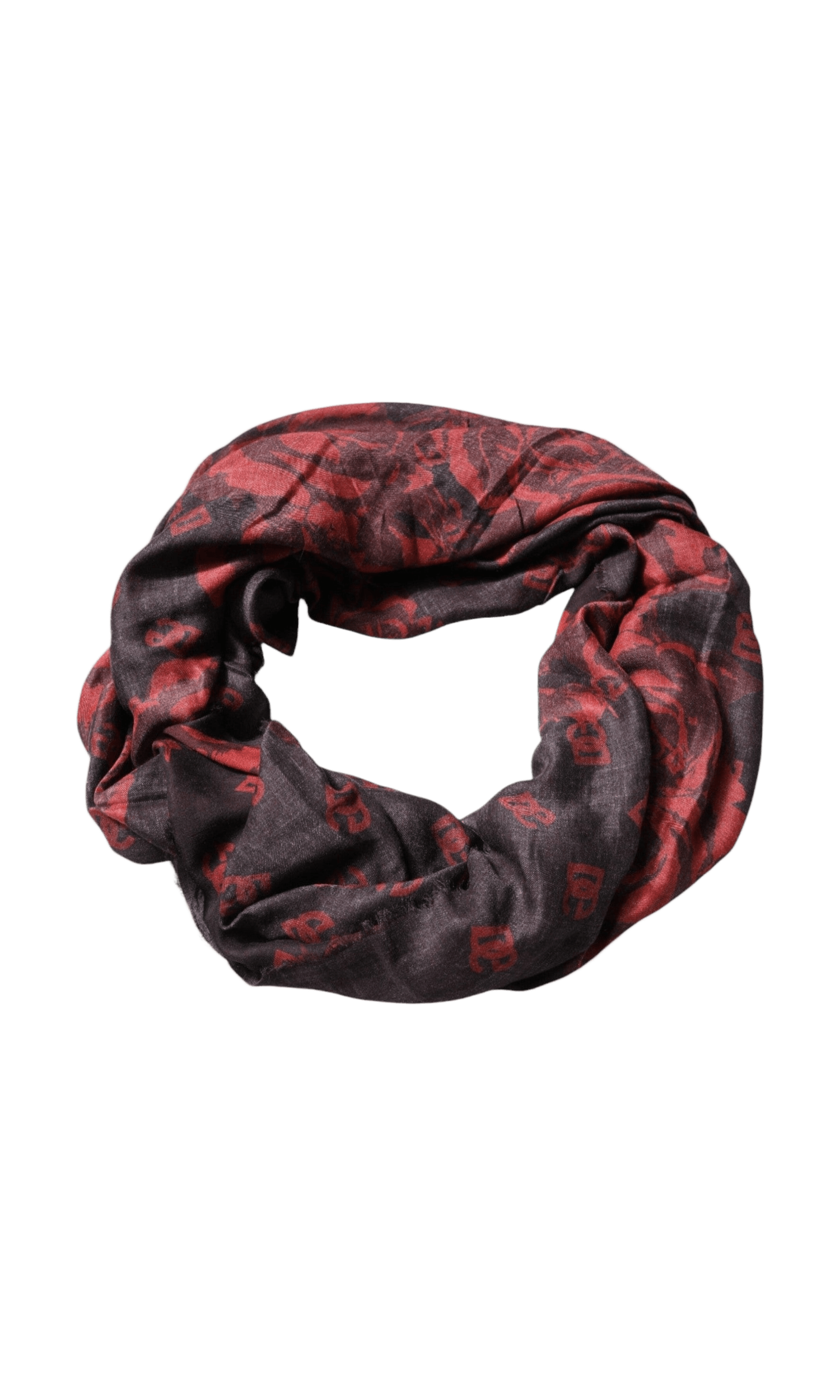 Dolce & Gabbana Floral Modal Wrap Shawl Red Scarf Glam Steals