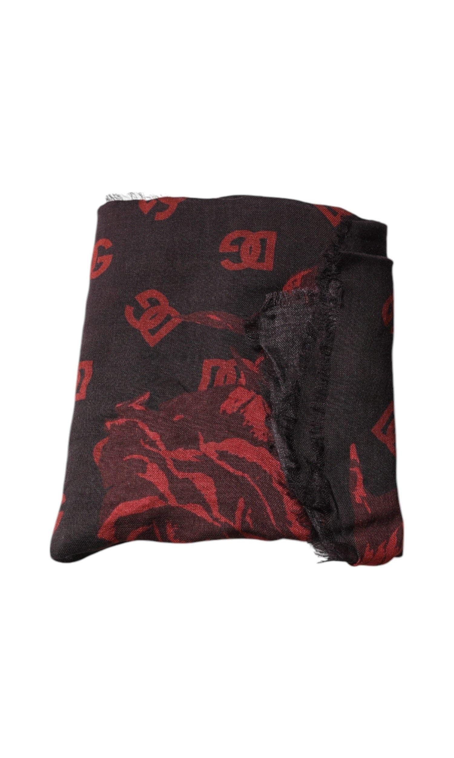 Dolce & Gabbana Floral Modal Wrap Shawl Red Scarf Glam Steals