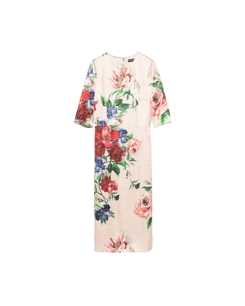 Dolce & Gabbana Floral Print Midi Dress Glam Steals
