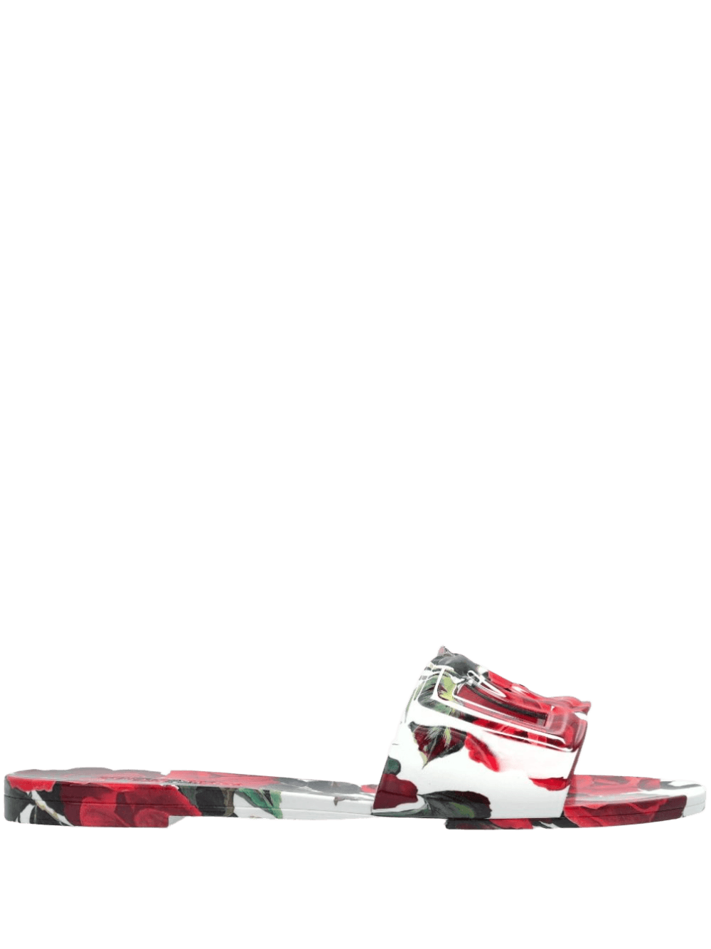 Dolce & Gabbana Floral Print Slides Glam Steals