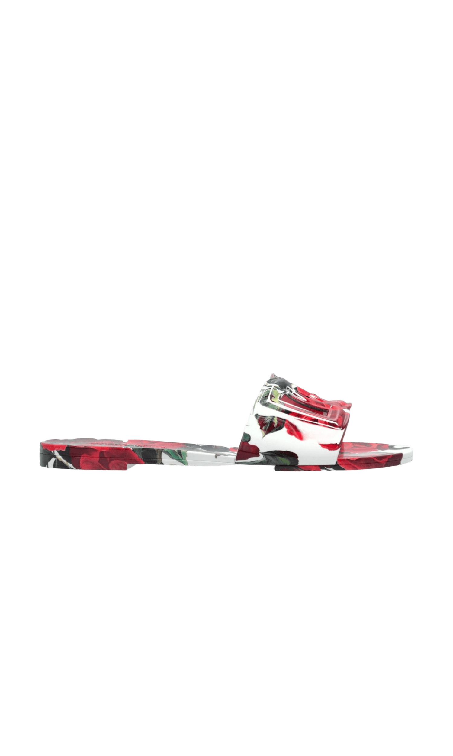 Dolce & Gabbana Floral Print Slides Glam Steals