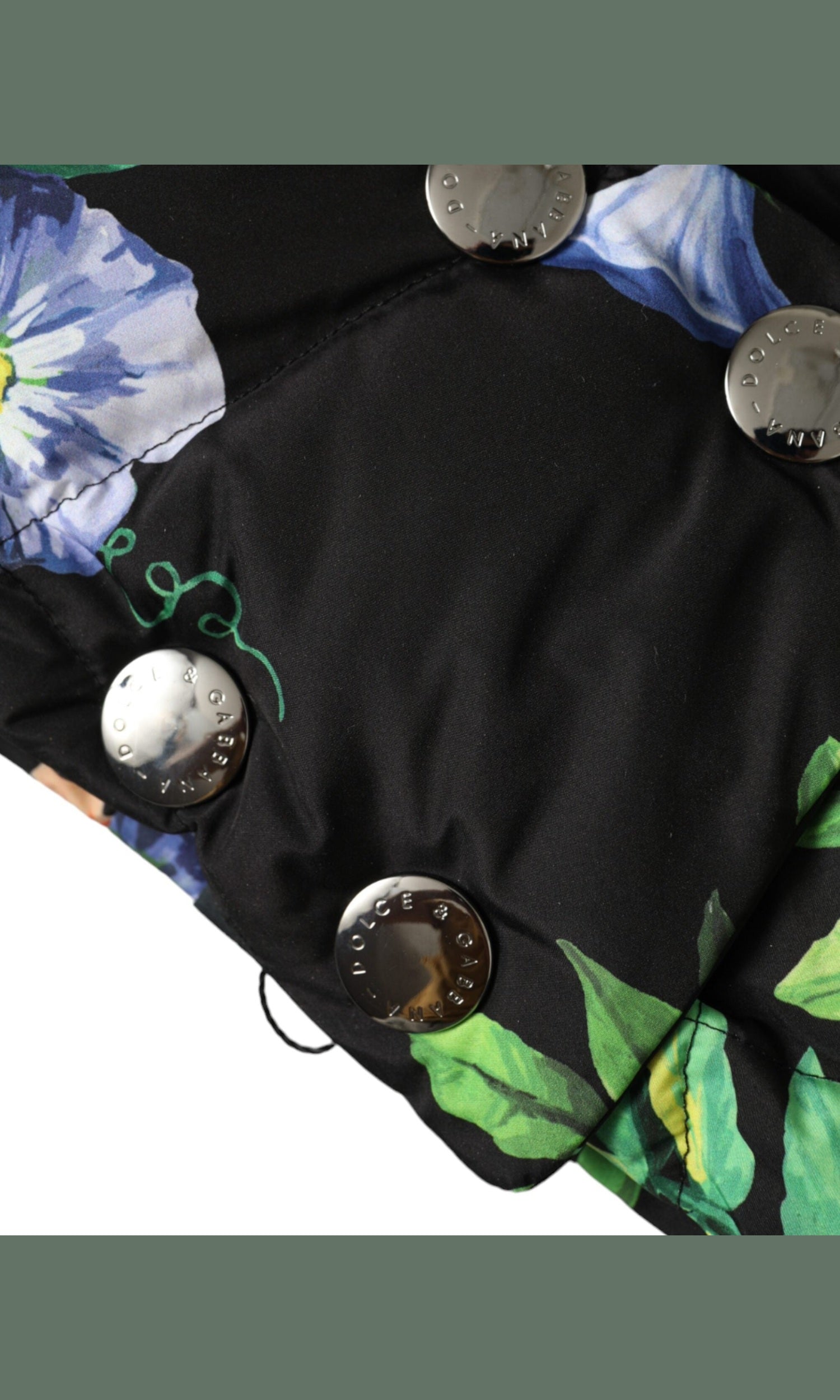 Dolce & Gabbana Floral Print Whole Head Wrap Black Hat Glam Steals