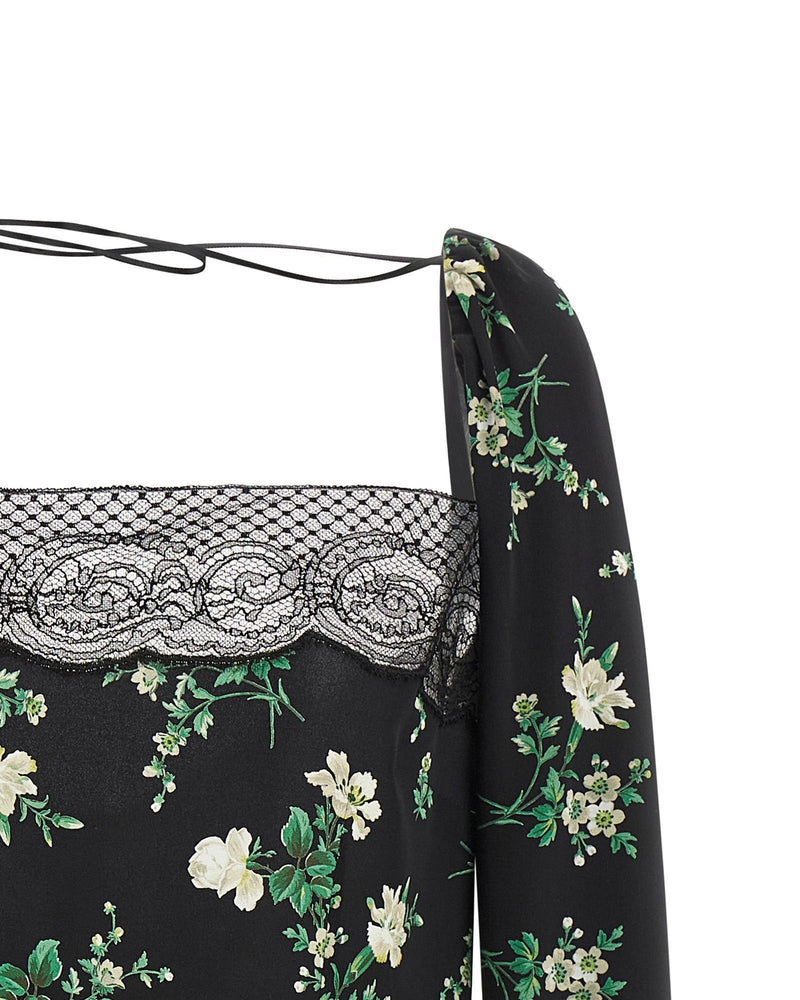 Dolce & Gabbana Flower Print Top Glam Steals