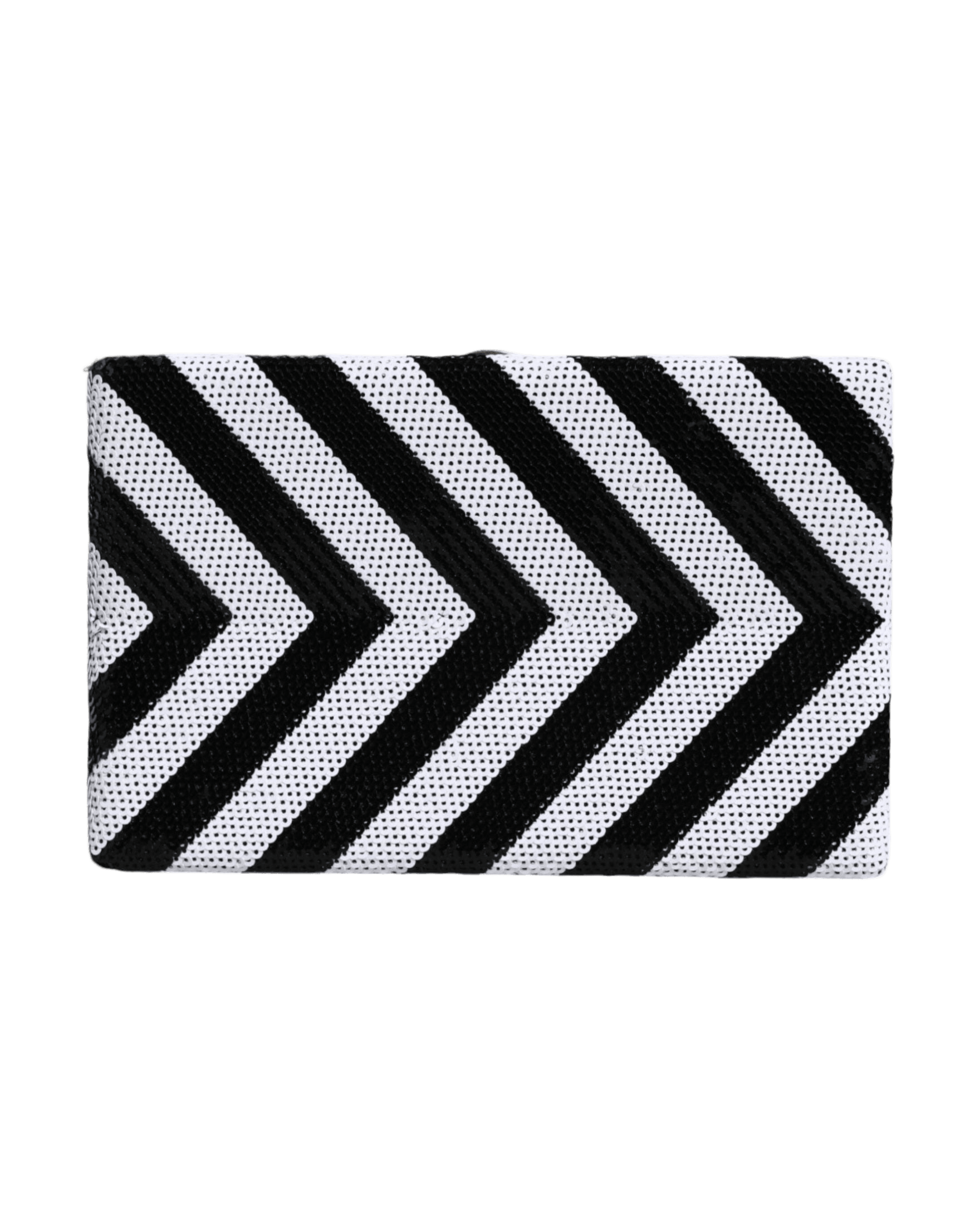 Dolce & Gabbana Frame Clutch Evening Party Purse Black White Gold Bag Glam Steals