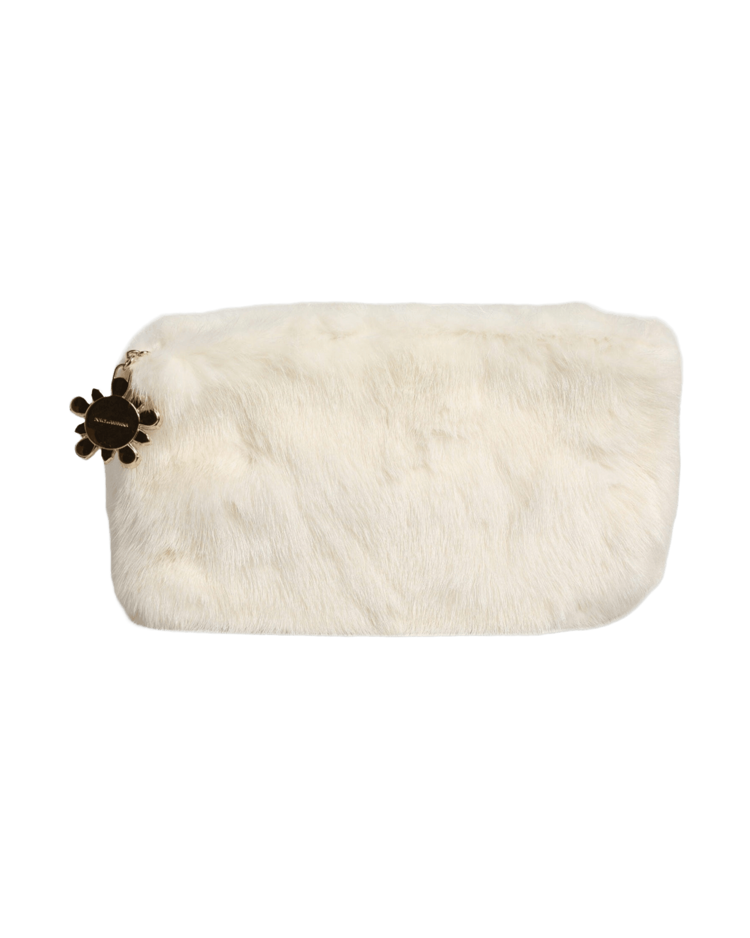 Dolce & Gabbana Fur Handbag Clutch Purse Pouch White Bag Glam Steals