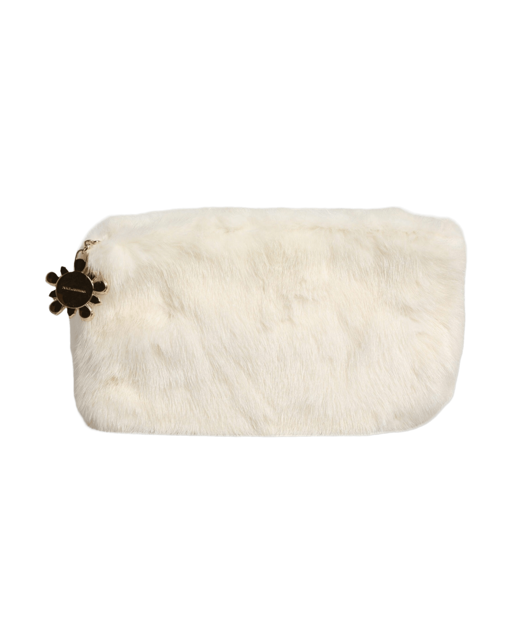 Dolce & Gabbana Fur Handbag Clutch Purse Pouch White Bag Glam Steals