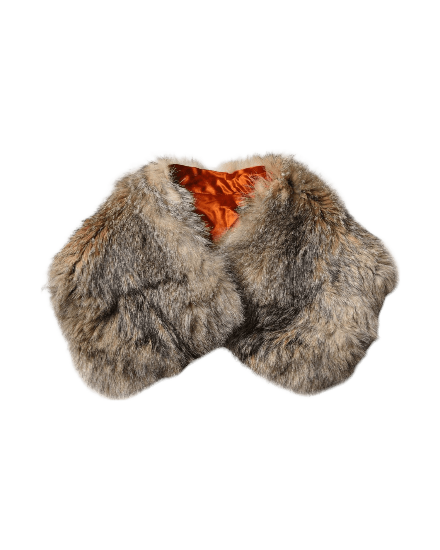 Dolce & Gabbana Fur Shoulder Collar Neck Wrap Brown Scarf Glam Steals