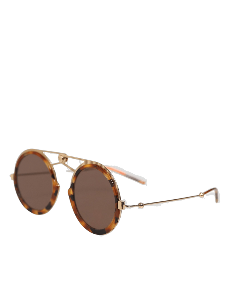 Dolce & Gold Gabbana Havana Frame Dg Fatto A Mano Eyewear Sunglasses Glam Steals