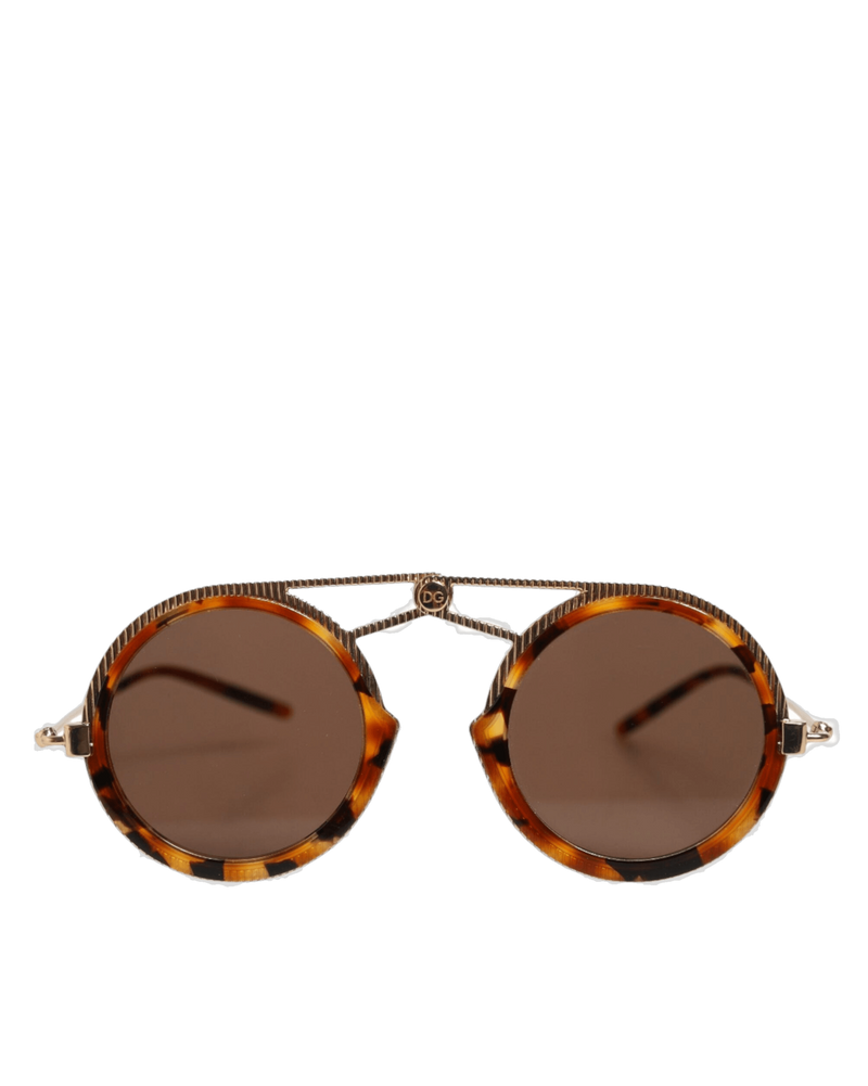 Dolce & Gold Gabbana Havana Frame Dg Fatto A Mano Eyewear Sunglasses Glam Steals