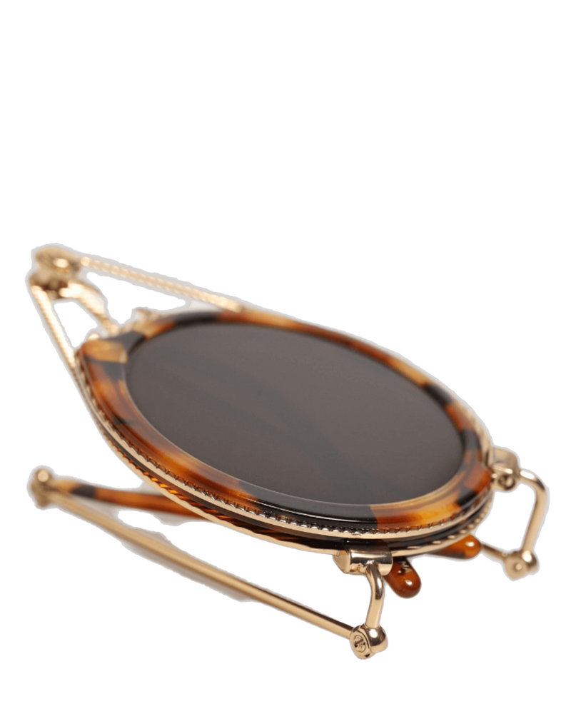 Dolce & Gold Gabbana Havana Frame Dg Fatto A Mano Eyewear Sunglasses Glam Steals