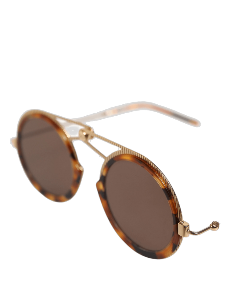 Dolce & Gold Gabbana Havana Frame Dg Fatto A Mano Eyewear Sunglasses Glam Steals