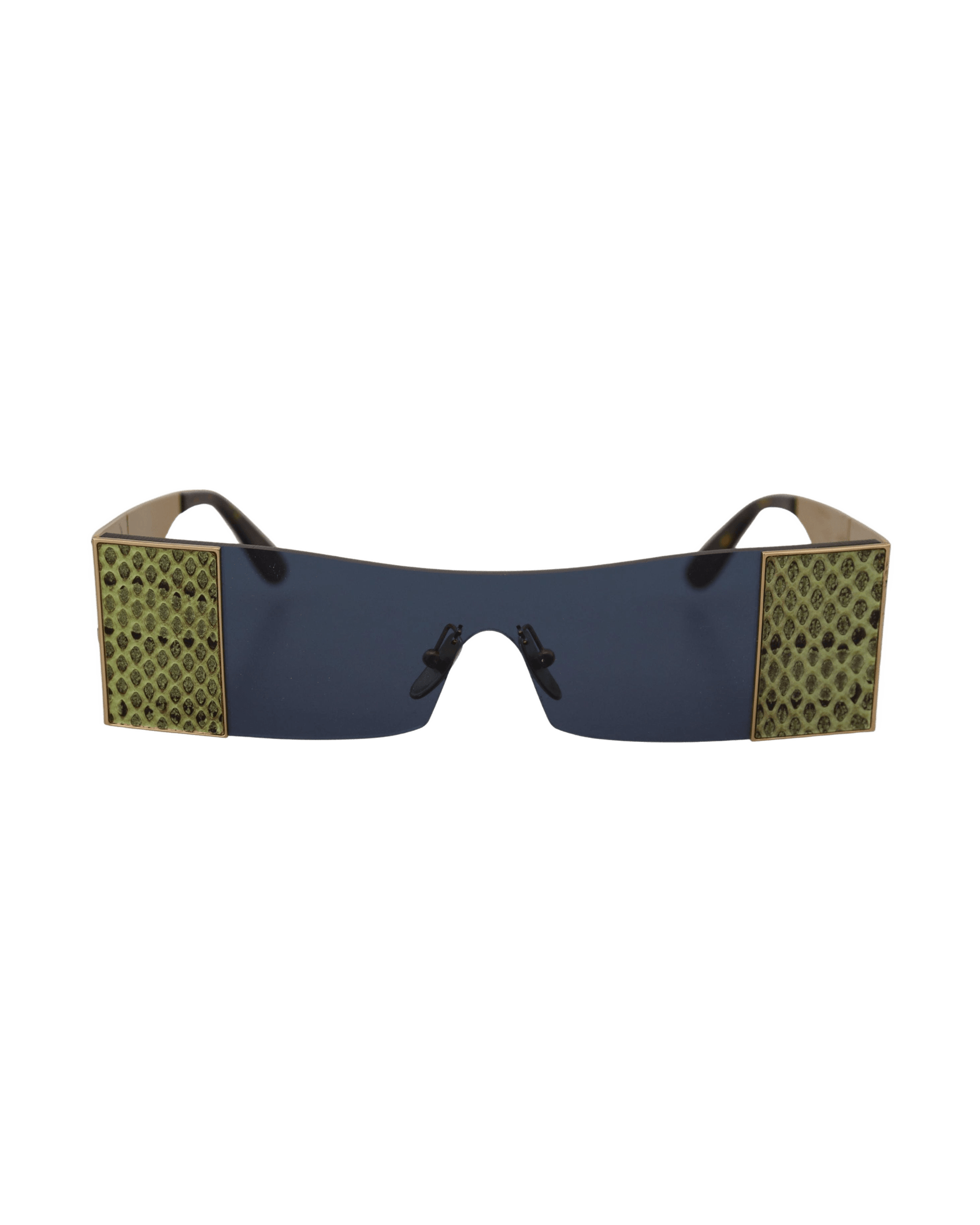 Dolce & Gabbana Gold Metal Rectangle Sunglasses Sunglasses