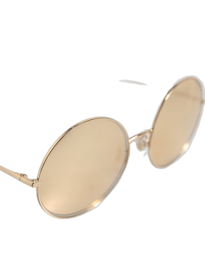 Dolce & Gold Gabbana Metal Round Shades Eyewear Sunglasses Glam Steals