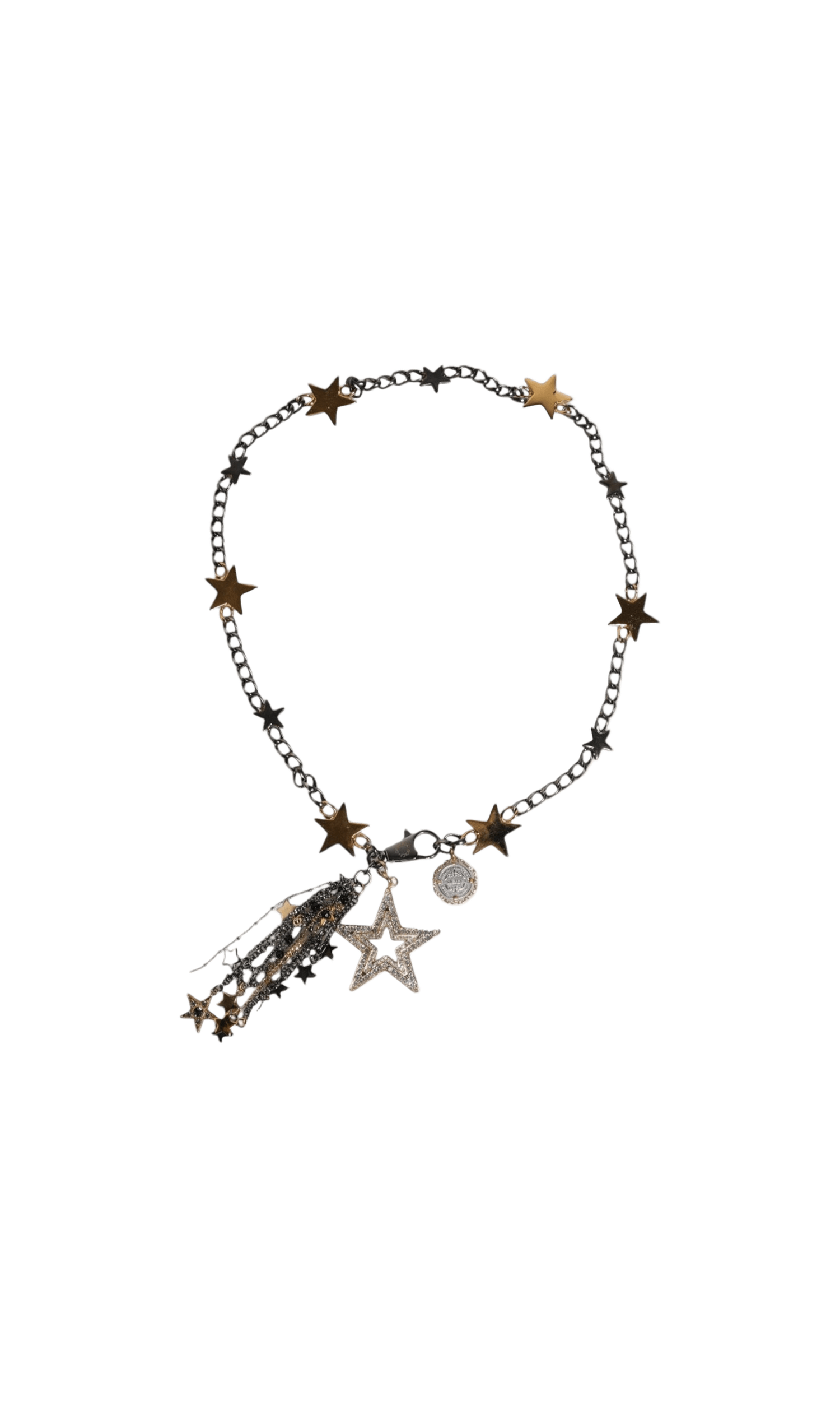 Dolce & Gabbana Gold Silver Brass Embellished Waist Chain Belt Glam Steals