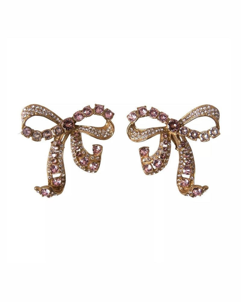 Dolce & Gabbana Gold and Brass Earrings Glam Steals