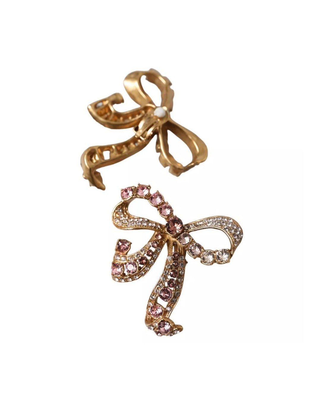 Dolce & Gabbana Gold and Brass Earrings Glam Steals