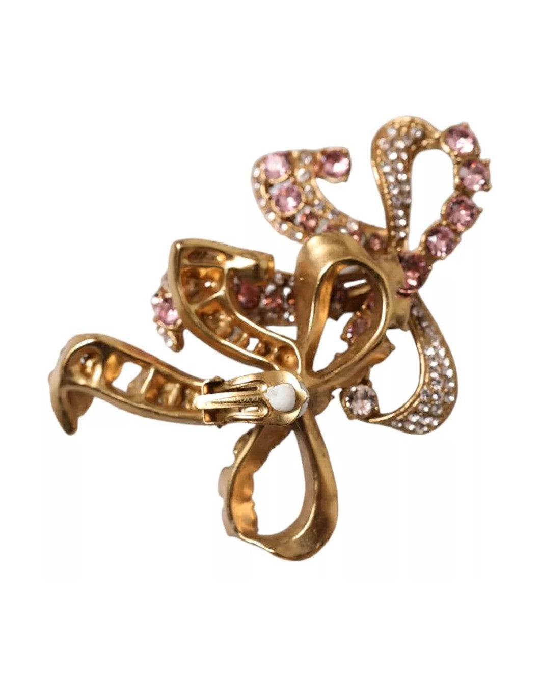 Dolce & Gabbana Gold and Brass Earrings Glam Steals