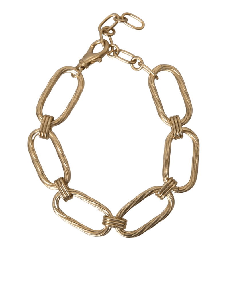 Dolce & Gabbana Gold and Brass Necklace Glam Steals